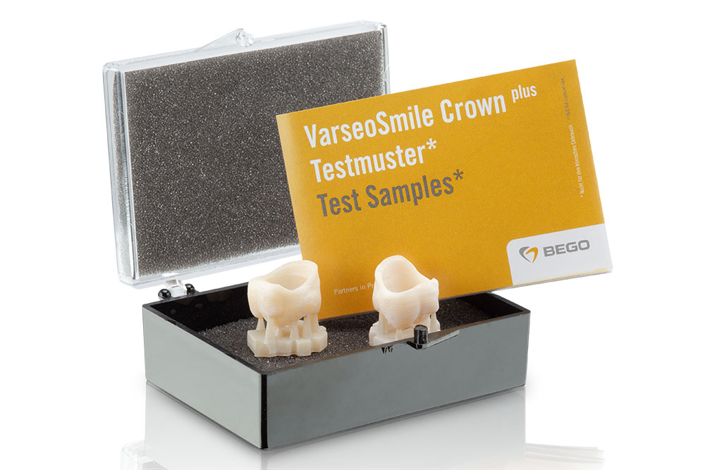 Kostenlos: Bego versendet Muster von VarseoSmile Crown plus Kostenlos: Bego versendet Muster von VarseoSmile Crown plus