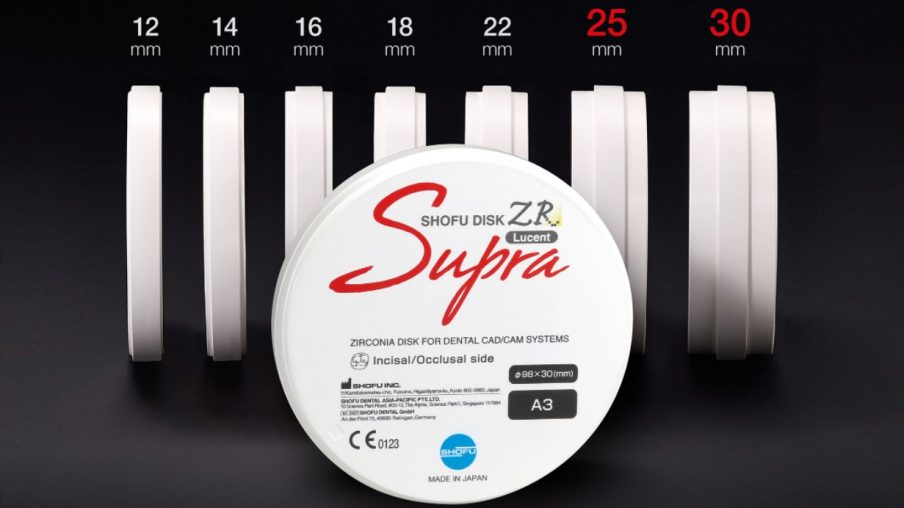 SHOFU DISK ZR Lucent Supra