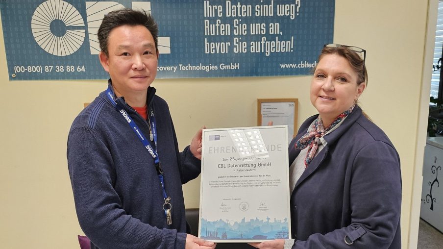 25 Jahre CBL Datenrettung in Deutschland 25 Jahre CBL Datenrettung in Deutschland